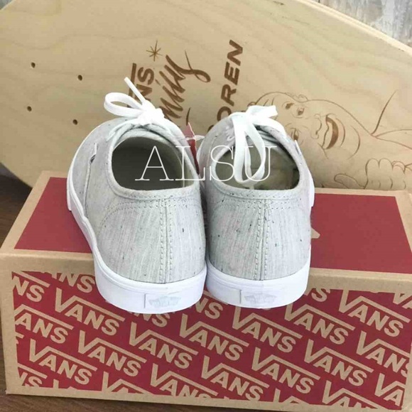 💖MEGA SALE💖VANS Authentic LO PRO Speckle Jersey Gray Lacing Kid's VN0A32R4MT4 - Picture 6 of 8